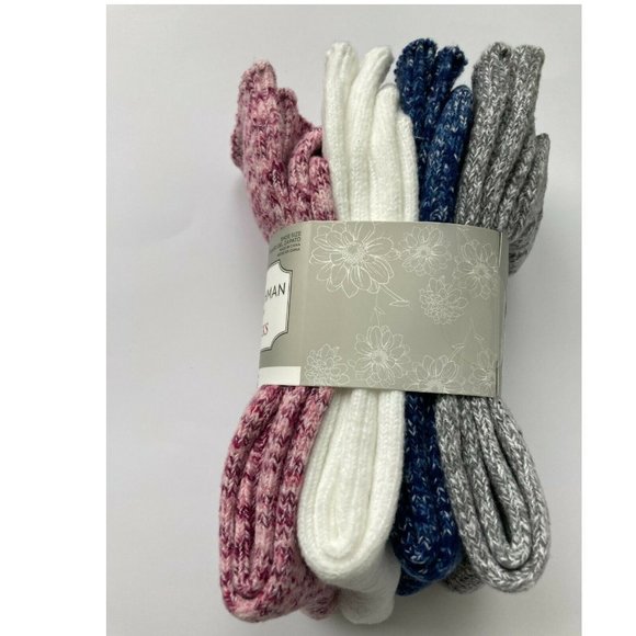 Carole Hochman Lounge Socks, 4 Pairs - Picture 4 of 4